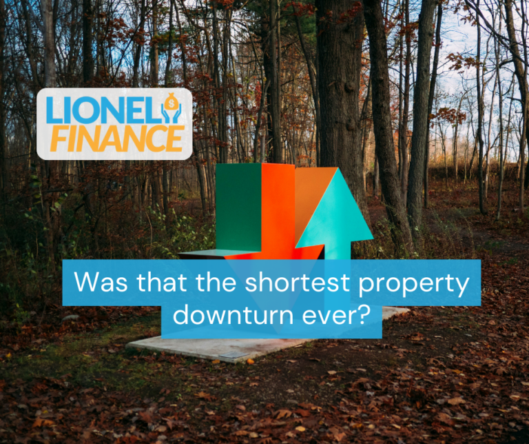 Was that the shortest property downturn ever?