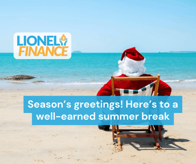 Season’s greetings! Here’s to a well-earned summer break