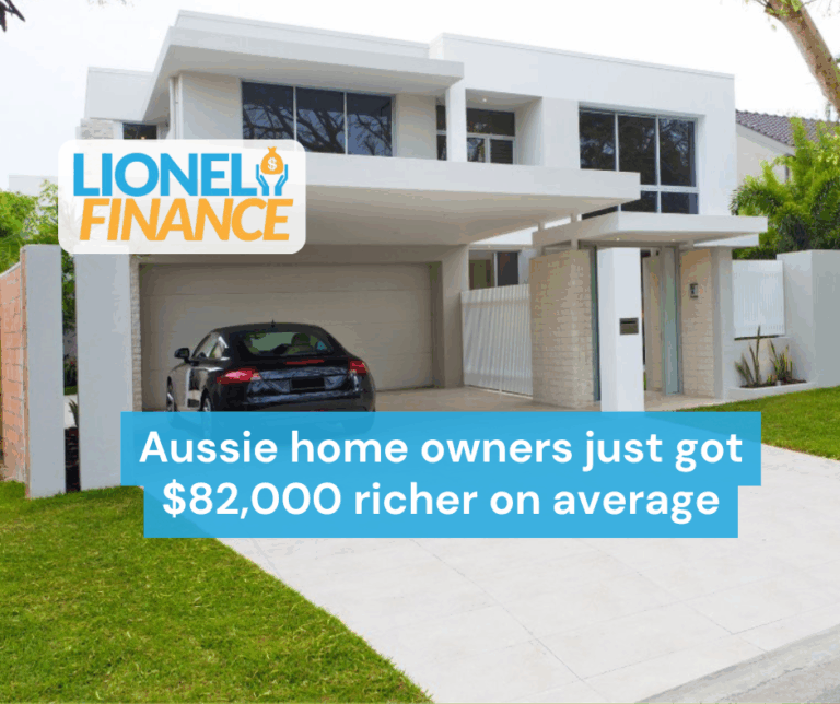 Aussie home owners just got $82,000 richer on average