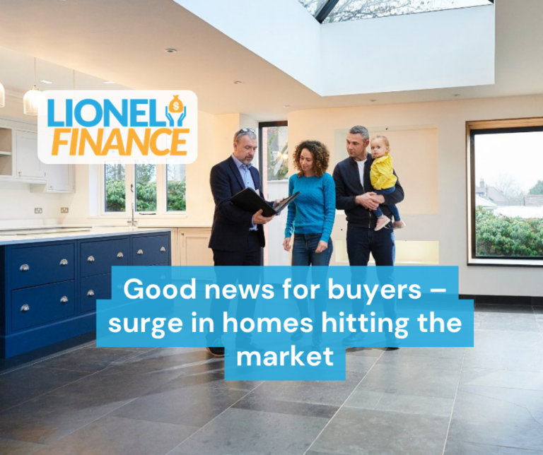 Good news for buyers – surge in homes hitting the market