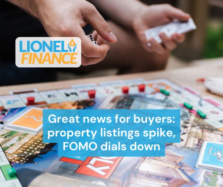 Great news for buyers: property listings spike, FOMO dials down